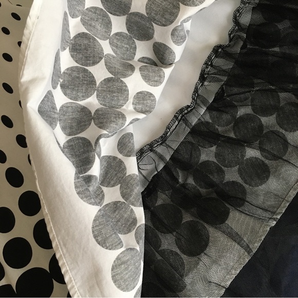 Ruby Rox Strapless Black and White Polka Dot Circle Skirt Dress with Belt - Picture 11 of 16